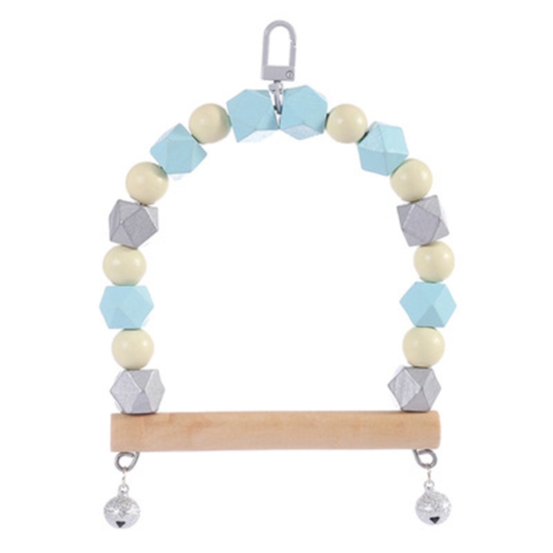 Giá Đứng Bằng Gỗ Nhiều Màu Dành Cho Chim Vẹt