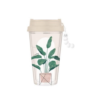 [LIFEMCMBP4 -12% đơn 250K] Bình Starbucks 12Oz (355ml) Sunbath Caterpillar