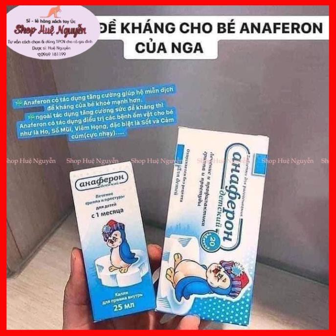 Tăng đề kháng Anaferol Nga- chim cánh cụt -dạng lọ và viên