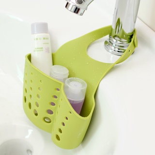Giỏ treo bồn rửa bát - đựng giẻ rửa bát, xà phòng, bàn chải, miếng cọ rửa - chất liệu nhựa dẻo nguyên sinh (GD01)