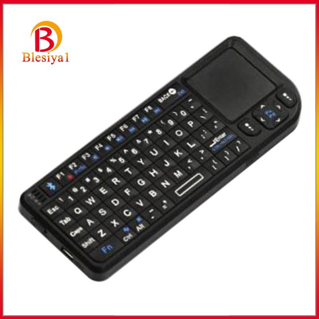 (Hàng Mới Về) Bàn Phím Không Dây Bluetooth Mini & Cảm Ứng Điều Khiển Từ Xa Cho Pc Tv