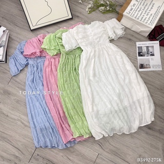 Đầm Maxi Trễ Vai Dự Tiệc Today Style D3492 Sang Trọng