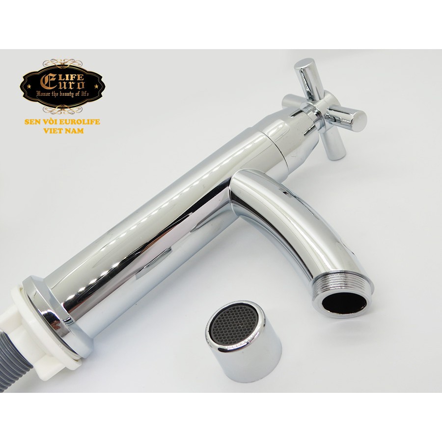 Vòi Lavabo lạnh cao nhựa ABS mạ Chrome Eurolife EL-LA01