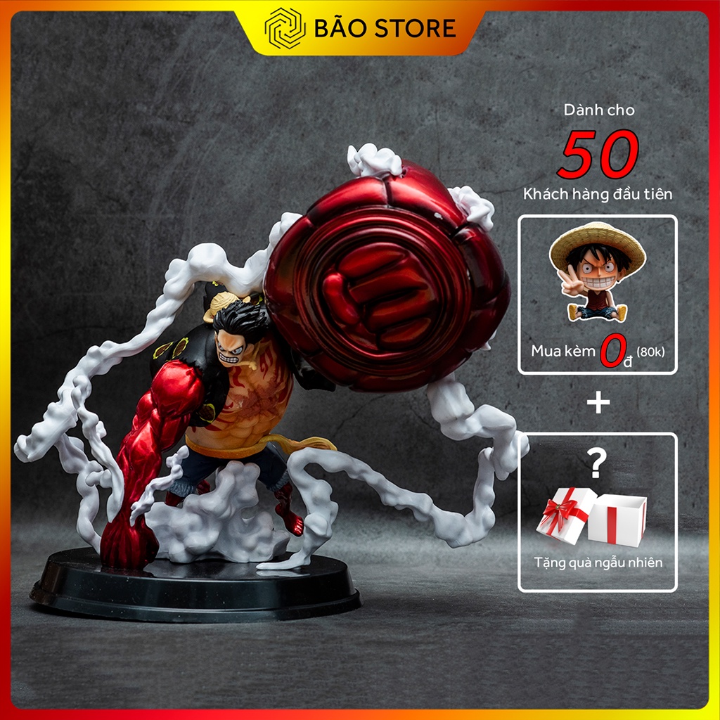 Mô hình One Piece Luffy Gear 4 King Kong - Mô hình trang trí One Piece Figure Bão Store