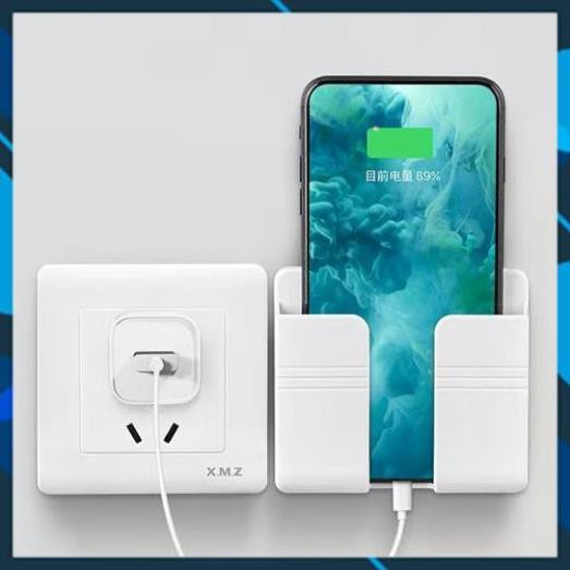 Kệ Dán Tường Để Điện Thoại,Điều Khiển Remote Siêu Tiện Lợi - Khay Đựng Điện Thoại Dán Tường