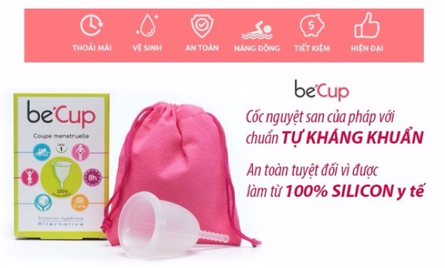 Hàng Pháp - BeCup cốc nguyệt san - Đủ Bill