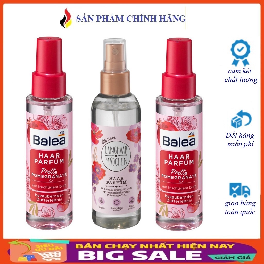 Xịt tóc, nước hoa Balea/Isana - Hàng Đức Có Bill