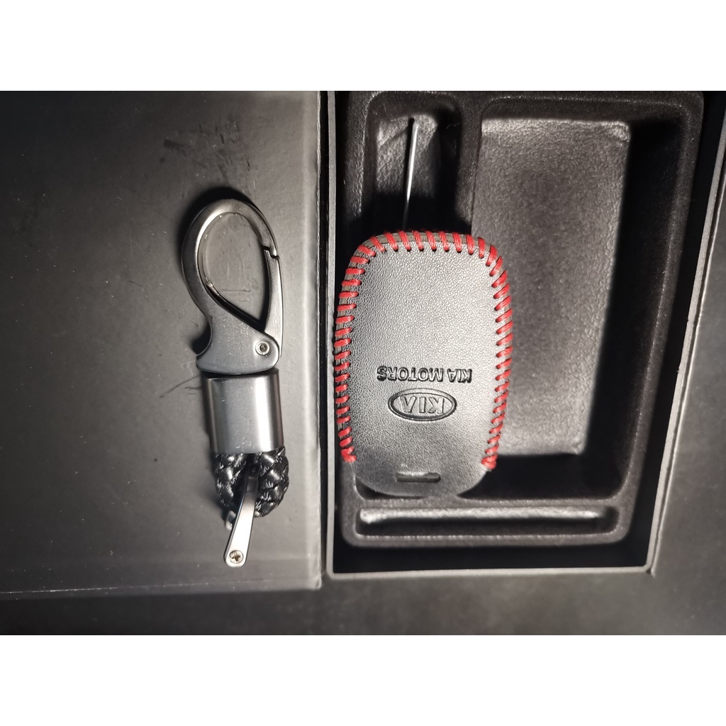 [Tặng kèm móc khóa] Bao da chìa khóa, Ốp chìa khóa carbon cho xe ô tô KIA Sorento K3 Cerato