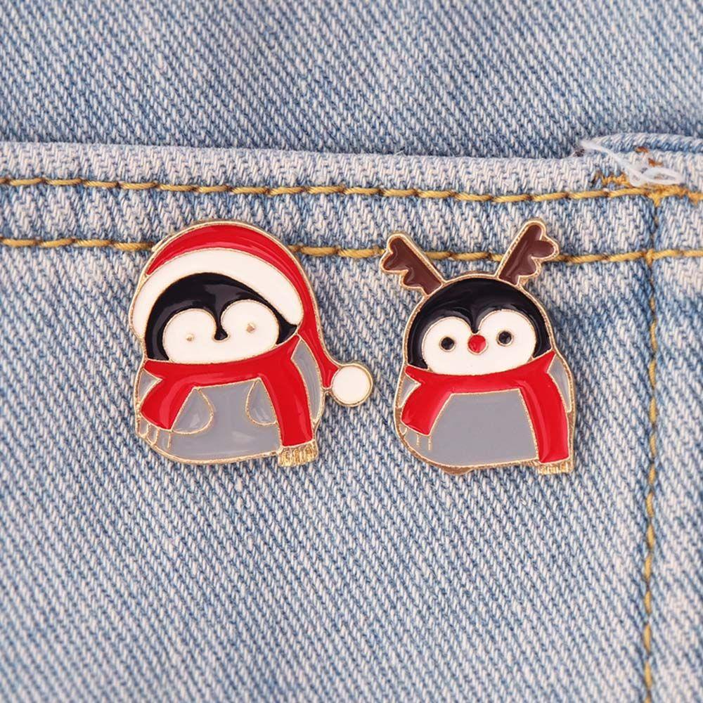 Ghim Cài Áo Hình Chim Cánh Cụt Đơn Giản Sáng Tạo Phong Cách Hàn Quốc