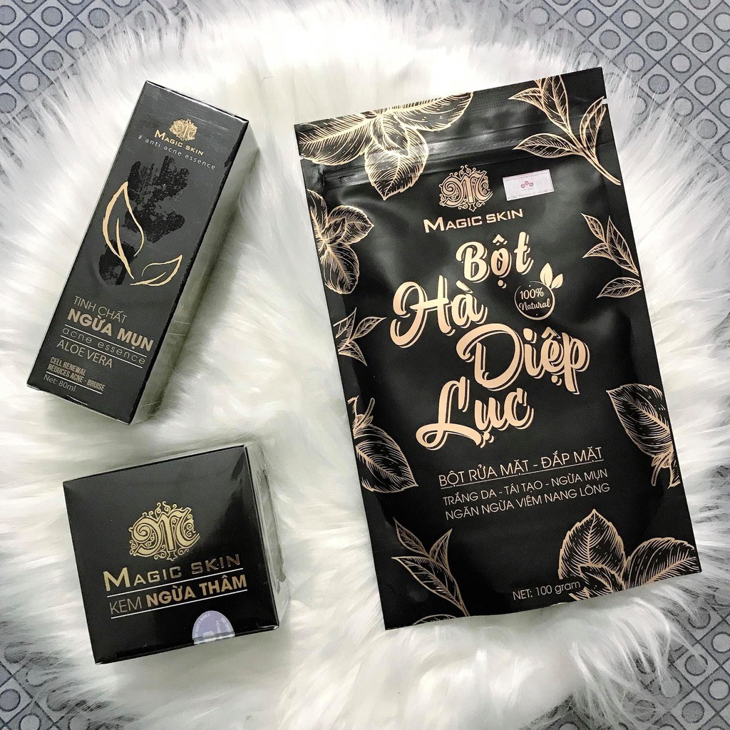 COMBO NGỪA MỤN ĐÔNG Y Magic Skin 3 sản phẩm NGỪA MỤN, NGỪA THÂM, HÀ DIỆP LỤC | BigBuy360 - bigbuy360.vn