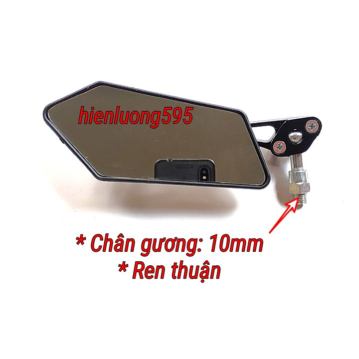 GƯƠNG CHIẾU HẬU XE MÁY 5 CẠNH (MỘT CHIẾC BÊN TRÁI)