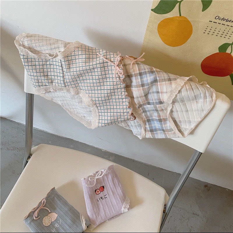 Quần Lót Cotton Tăm Tre 4D Fell The Summer