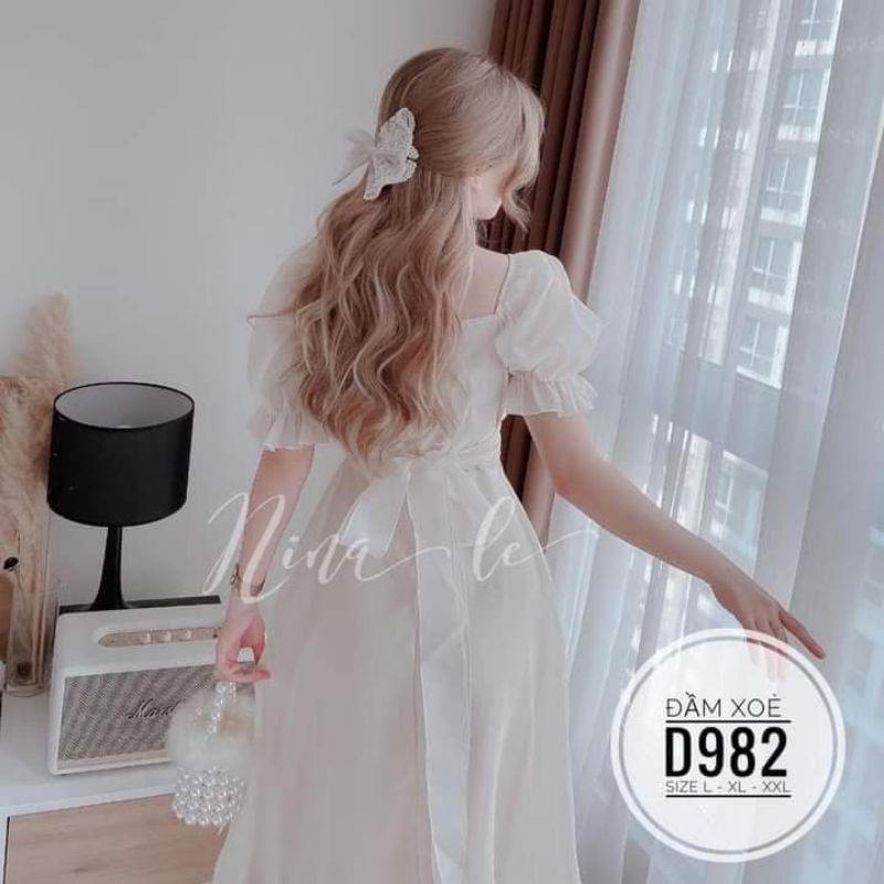 ĐẦM VOAN XOÈ D982