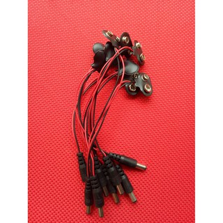 Dây Đế Pin 9V + Zắc DC 5.5mmX2.1mm