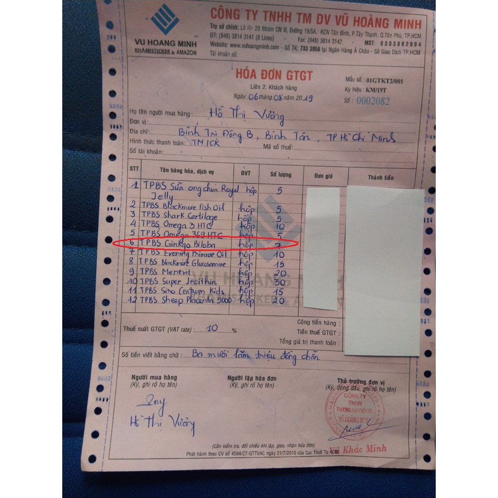 Free ship (Tem Chemist) Ginkgo Biloba, viên uống bổ não, ginkgo 9000, lọ 60 viên