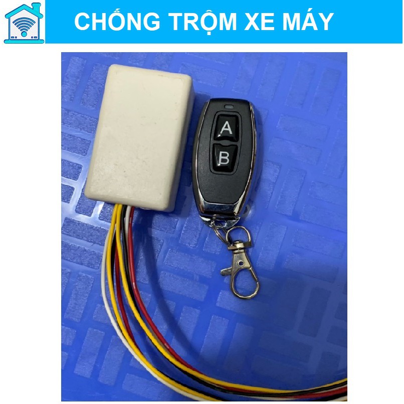 Chống Trộm  Xe Máy - Ấn giữ nút A 2S bật xe_KHÔNG CẦN CHÌA