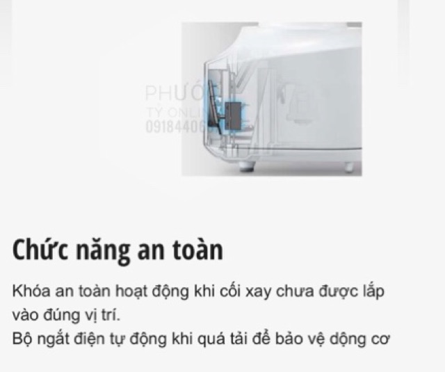 Máy xay sinh tố Panasonic MX-M200WRA và M20GRA- Hàng chính hãng bảo hành toàn quốc 1 năm.