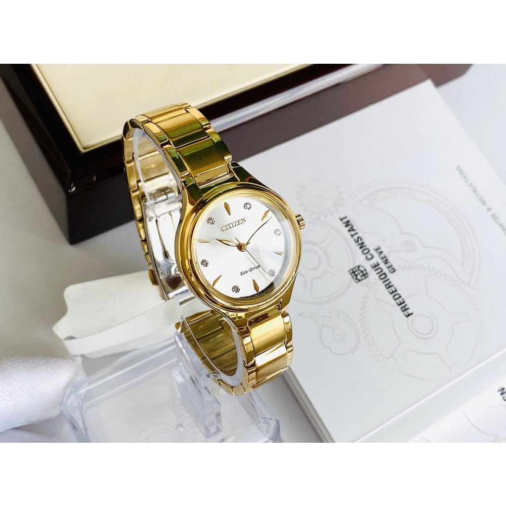 Đồng hồ Nữ Citizen FE2102-55A Eco-Drive Corso đính Diamond sang trọng