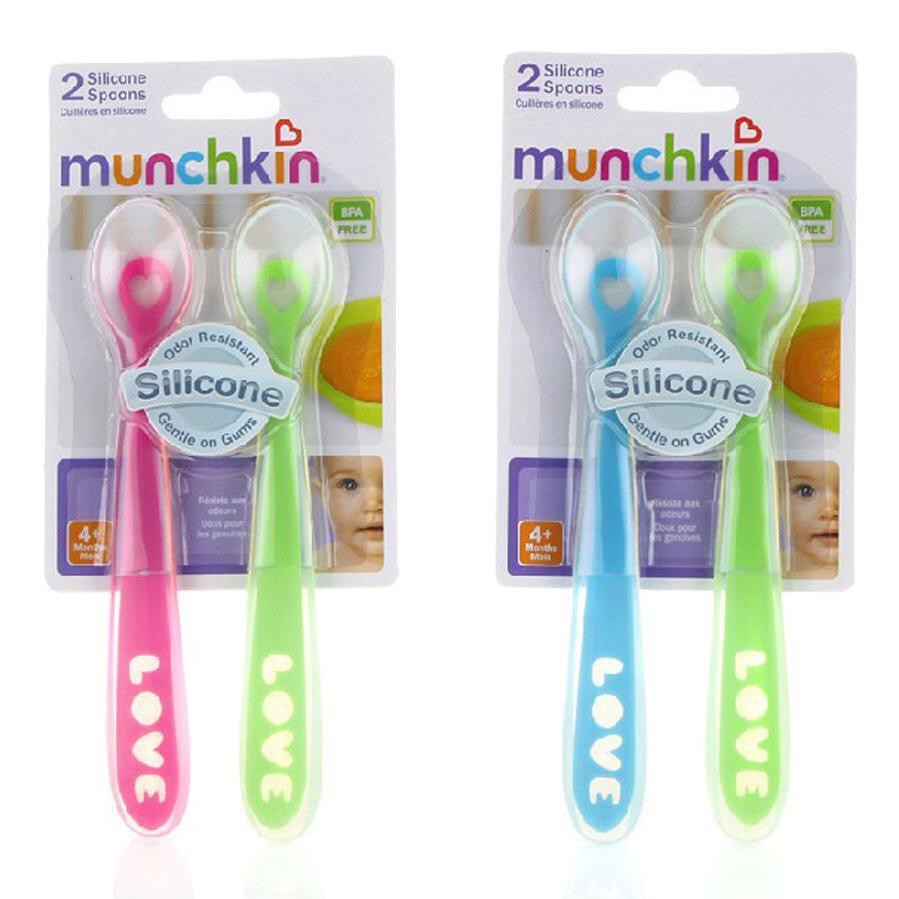 BỘ THÌA SILICONE MUNCHKIN (2C)