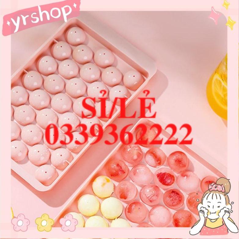 Khuôn Nhựa Làm Đá Hình Tròn 3d 18 / 33 Ngăn Diy  HAIANHSHOP