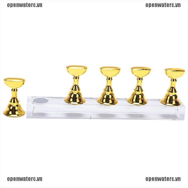 1 Bộ Giá Đỡ Trưng Bày Móng Tay Bằng Acrylic Pha Lê