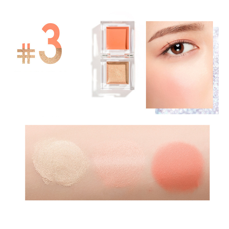 (Hàng Mới Về) Phấn Bắt Sáng Màu Đôi Lấp Lánh Trang Điểm Mặt Và Cơ Thể Hbsj