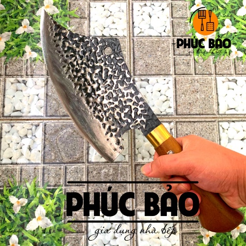 Dao Chặt Xương, Dao Đi Rừng Dáng Đồ Long Đ.ao Chuyên Chặt Đa Năng Chất Cứng Thép Nhíp Không Quăn Mẻ, Chống Gỉ Tốt