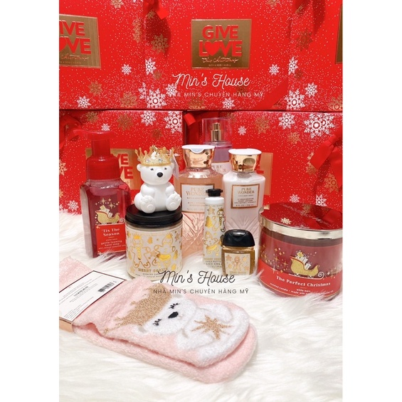 Bộ quà tặng Noel 2021 - Set quà Bath body work