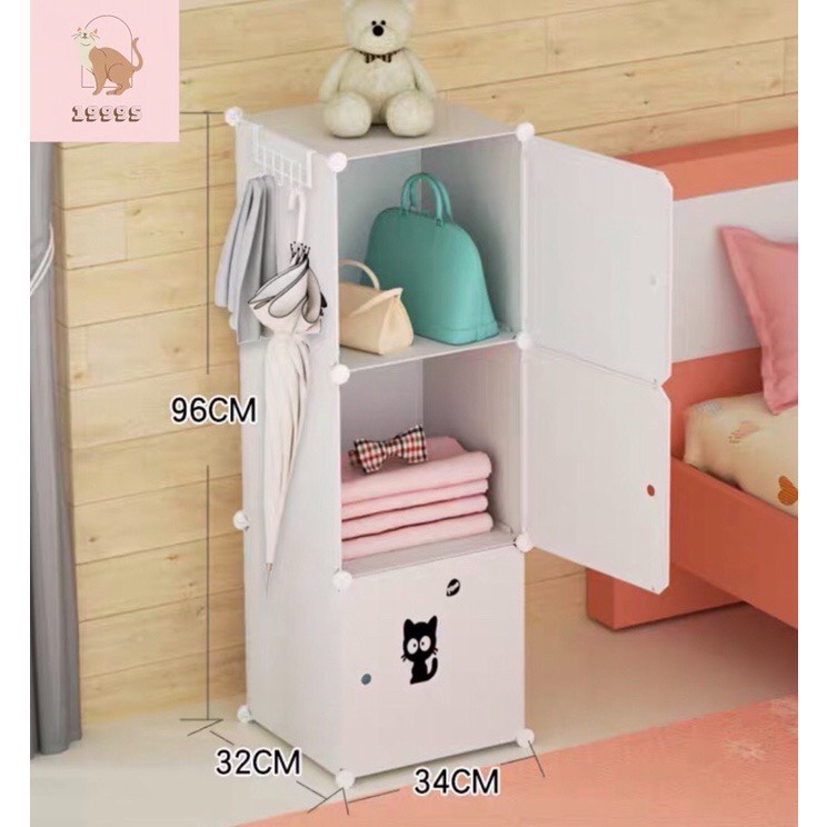 [ FREESHIP] TỦ NHỰA LẮP GHÉP 3 Ô SÂU 47 ĐỰNG QUẦN ÁO VẬT DỤNG CÁ NHÂN