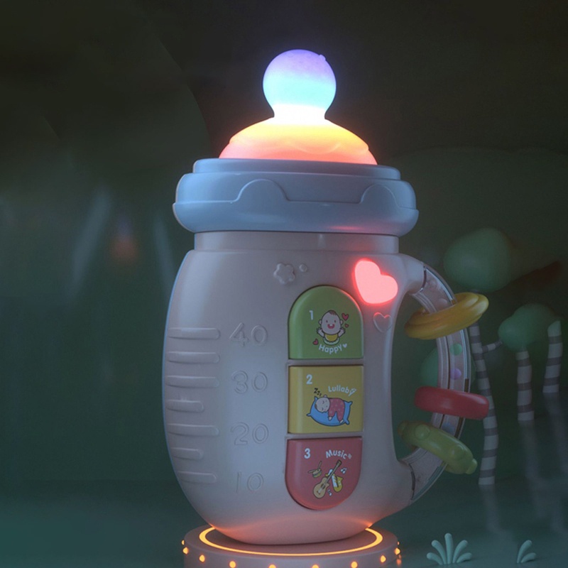 Điện Thoại Đồ Chơi Hình Bình Sữa Phát Nhạc Cho Bé 3M+