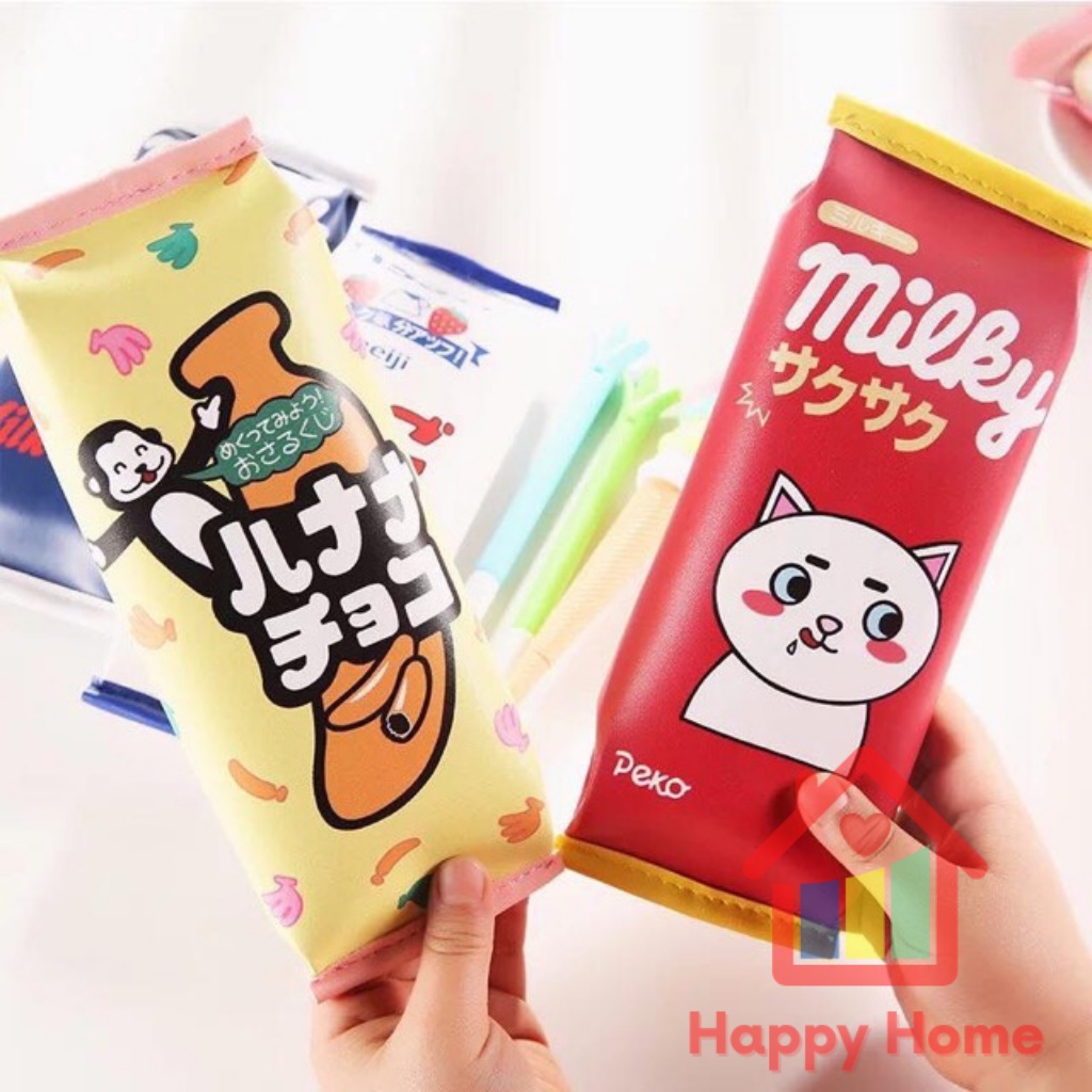 Hộp bút Cheese Milky cho bé dễ thương Happy Home