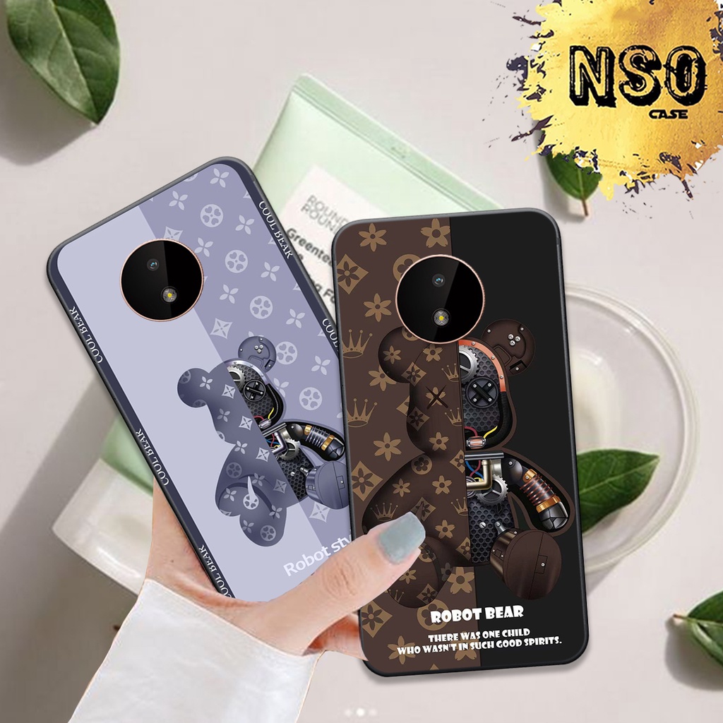 Ốp Nokia c20 in hình họa tiết gấu be@brick siêu chất cute đẹp