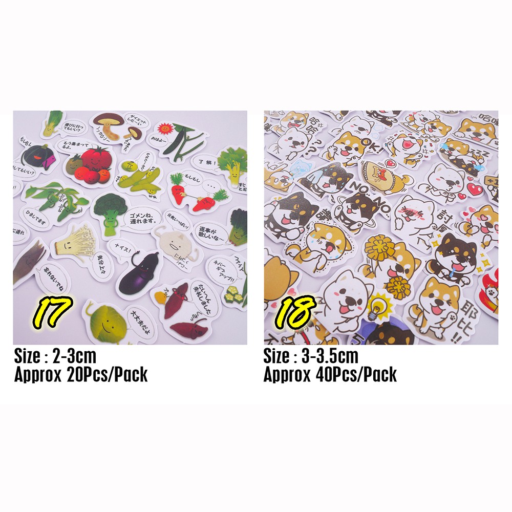 Bộ 10/40 hình dán trang