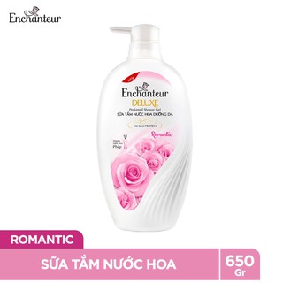 Sữa tắm nước hoa dưỡng da Enchanteur Romantic 650g