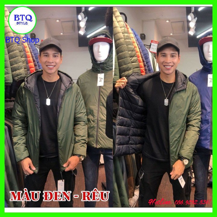 ÁO KHOÁC PHAO LÔNG VŨ SIÊU NHẸ MẶC ĐƯỢC 2 MẶT | BigBuy360 - bigbuy360.vn