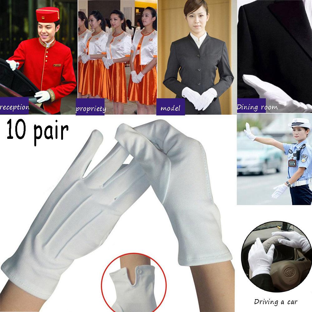 GOGOUP Set 10 Đôi Găng Tay Polyester Unisex