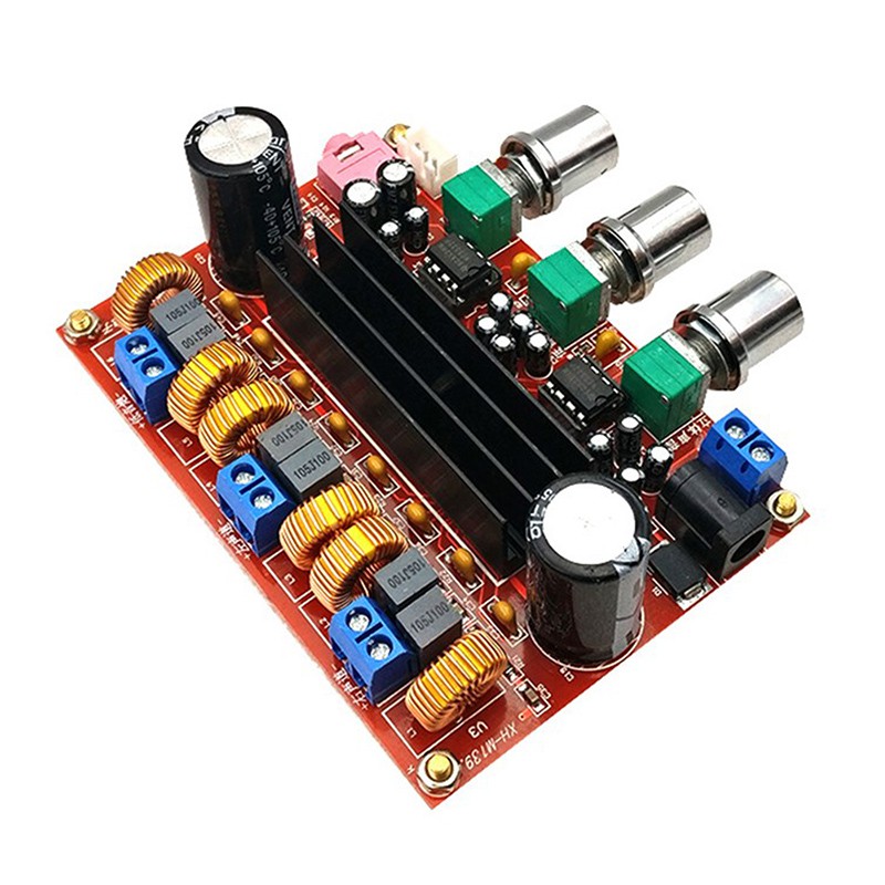 XH-M139 2.1 kênh Digital Power Amplifier Ban 12V-24V Wide Voltage TPA3116D2 2 * 50W + 100W khuếch đại âm thanh Board