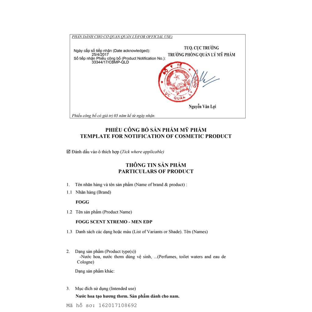 NƯỚC HOA CAO CẤP DÀNH CHO NAM  FOGG  XTREMO 100ML NHẬP KHẨU DUBAI