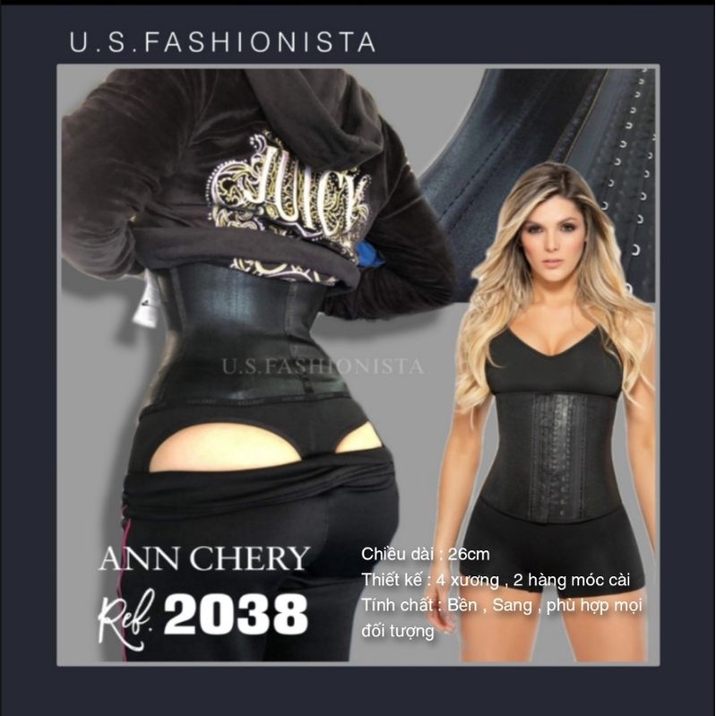 Gen nịt bụng ANN CHERY 2038 💥 HÀNG CAO CẤP NHẤT 💥 số 1 Tại Mỹ " Bảo Vệ Cột Sống, An Toàn Sức Khỏe "