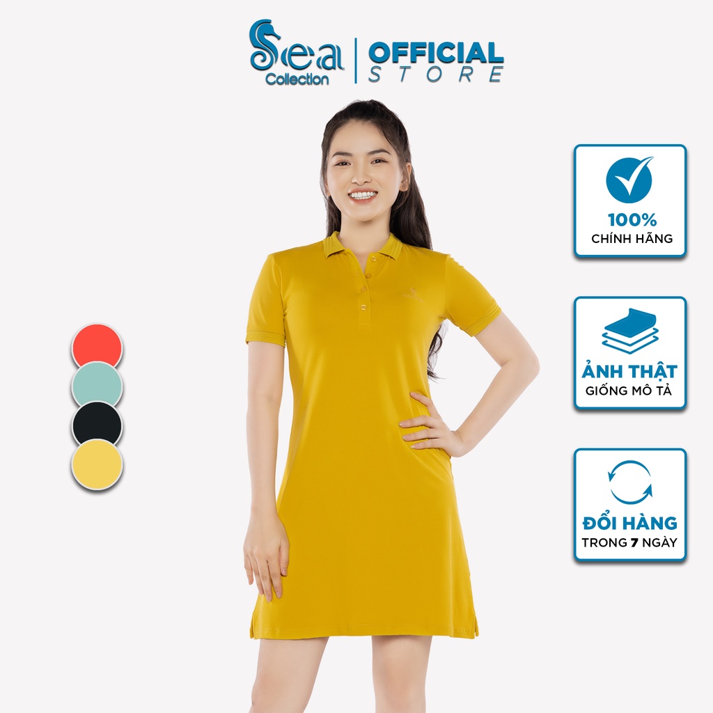Đầm Thun Polo Nữ Sea Collection Thêu Logo Sea 9030