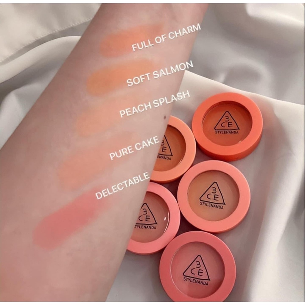 [CHÍNH HÃNG] Phấn Má Hồng 3CE Face Blush Độ Bám Lâu Giữ Màu Lâu