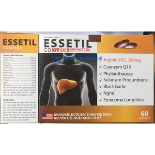 giải độc gan  ESSETIL COMPLEX .