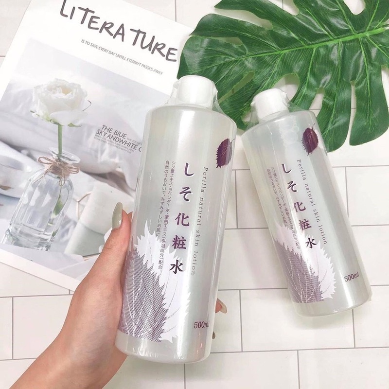 Lotion giảm, ngăn mụn toner TÍA TÔ cho da mụn Dokudami 500ml