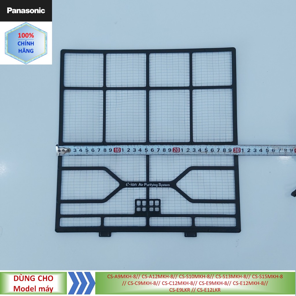 Phụ kiện Lưới lọc điều hòa Panasonic model CS-A9MKH-8 // CS-A12MKH-8 // CS-S10MKH-8 // CS-E9MKH-8