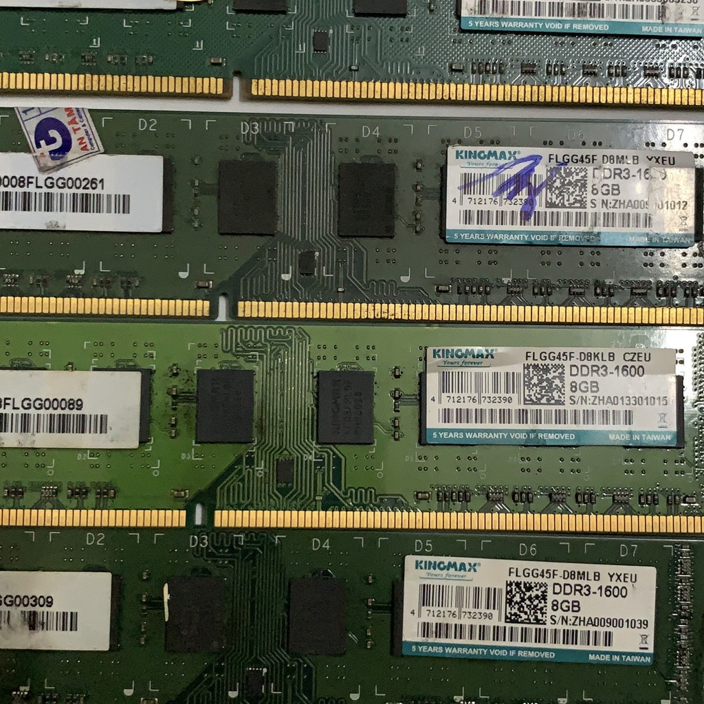 Ram 8G-DDR3-1600 Hiệu KingMax Chính Hãng - Vi Tính Bắc Hải