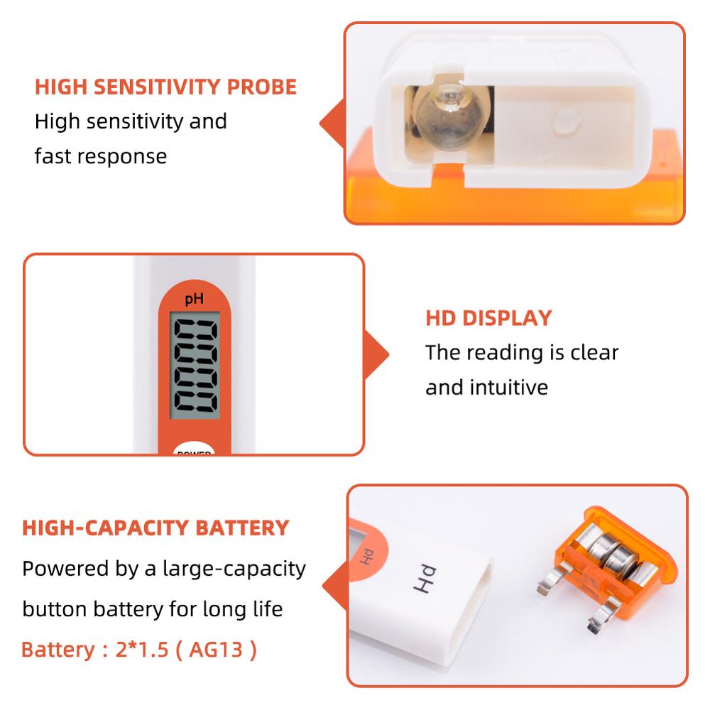 Bút Đo Độ Ph Của Nước Và Rượu Có Màn Hình Lcd Ph-05