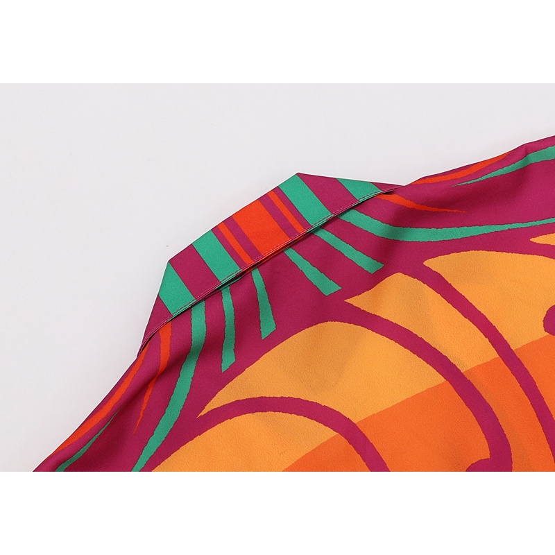 Áo Sơ Mi Versace Tay Ngắn In Hoạ Tiết Nhiều Màu Sắc Thời Trang Dành Cho Nam Giới