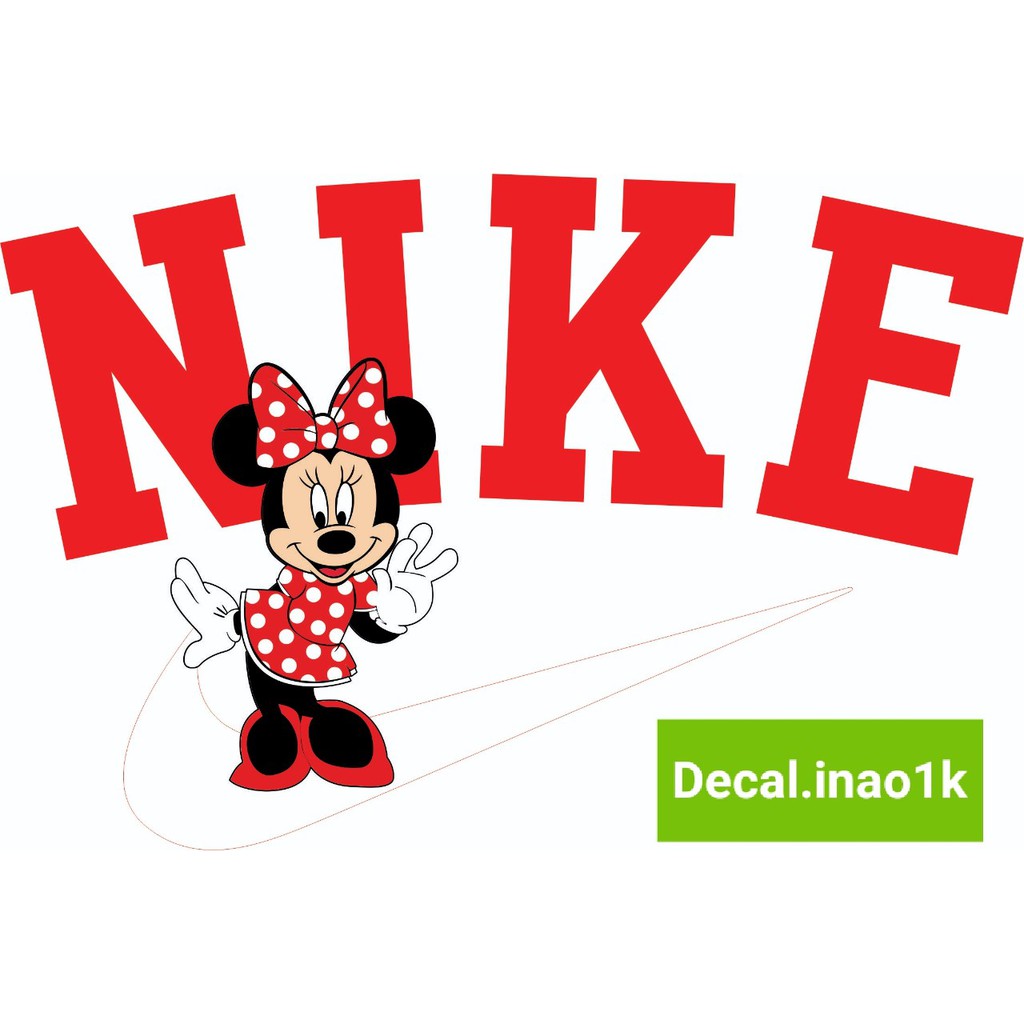 Decal Logo Sticker Patch in áo ủi trực tiếp lên vải hình Nike các mầu cực đẹp
