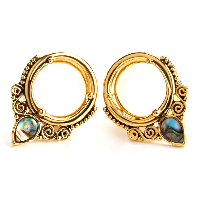 Khuyên nong tai hình vỏ ốc bằng thép không gỉ cá tính