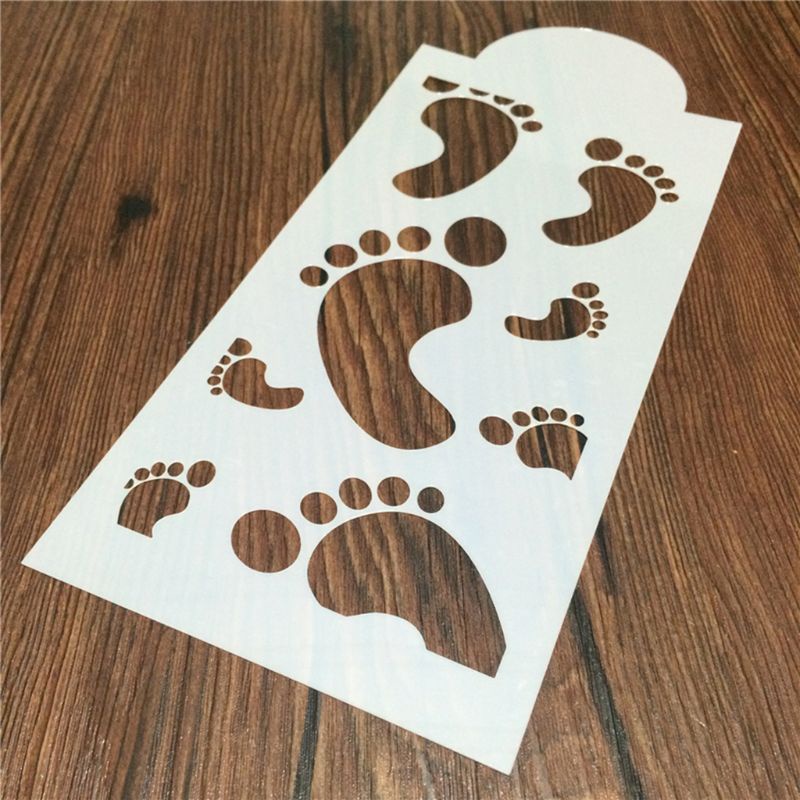 Set 10 Khuôn Làm Bánh Họa Tiết Ren Rỗng Cho Tiệc Cưới / Sinh Nhật